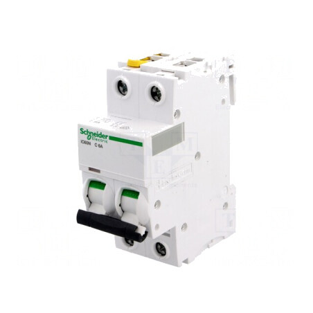 Întrerupător de Supracurent 2 Poli 6A 400VAC C | Electronic-mag.ro | Componente Electronice