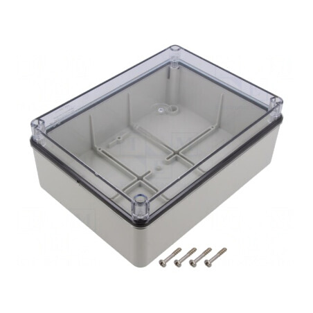 Carcasă universală gri IP56 148x198x80 mm | Electronic-mag.ro | Componente Electronice