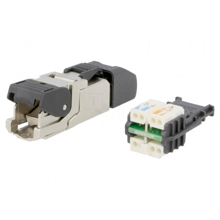 Mufă RJ45 Cat 6a Ecranat 8p8c 5-9mm | Electronic-mag.ro | Componente Electronice