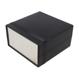 Carcasă ABS Neagră IP54 cu Panou 160x160x86mm | Electronic-mag.ro | Componente Electronice