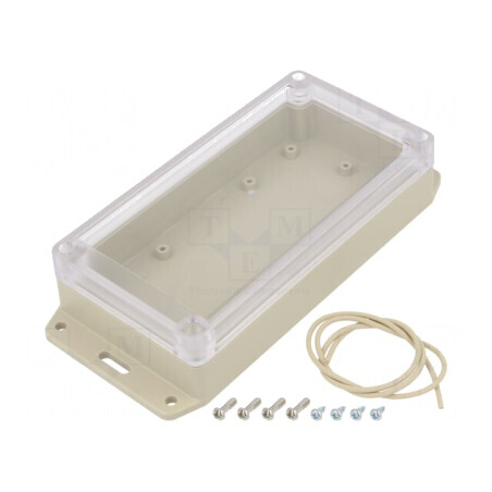 Carcasă Universală 85mm x 165mm x 40mm cu Lame de Fixare | Electronic-mag.ro | Componente Electronice