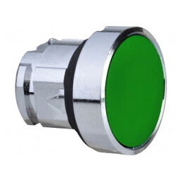 Comutator apăsare 22mm verde ZB4BP38 | Electronic-mag.ro | Componente Electronice