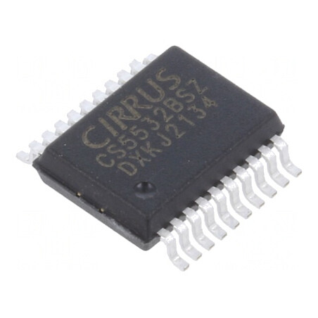 Convertor A/D 24bit 2 Canale 3,84ksps 2,5-5V SSOP20 | Electronic-mag.ro | Componente Electronice