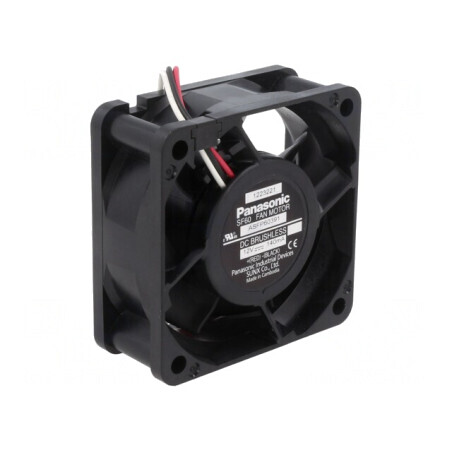 Ventilator axial 12V 60x60x25mm 33,6m3/h 27,5dBA | Electronic-mag.ro | Componente Electronice
