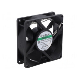 Ventilator Axial 80x80x25mm 230V 68m3/h 32dBA | Electronic-mag.ro | Componente Electronice