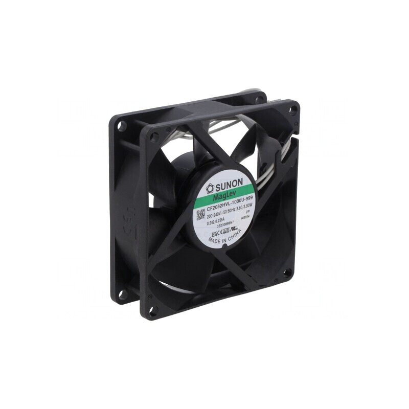 Ventilator Axial 80x80x25mm 230V 68m3/h 32dBA | Electronic-mag.ro | Componente Electronice