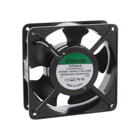 Ventilator Axial 230V 120x120mm 165m3/h 45dBA IP55 | Electronic-mag.ro | Componente Electronice