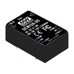 Convertor DC/DC 12W 36-72V la 12V/-12V | Electronic-mag.ro | Componente Electronice