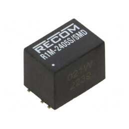 Convertor DC/DC 1W 9-36V la 5V 200mA SMD R1M-2405S | Electronic-mag.ro | Componente Electronice