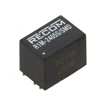Convertor DC/DC 1W 9-36V la 5V 200mA SMD R1M-2405S | Electronic-mag.ro | Componente Electronice