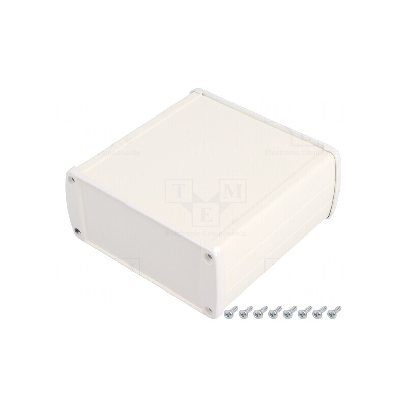 Carcasă universală aluminiu gri TEKAM 106x110x45mm | Electronic-mag.ro | Componente Electronice