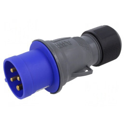 Conector Alimentare AC Trifazat Mufă Tată Drept pe Cablu | Electronic-mag.ro | Componente Electronice
