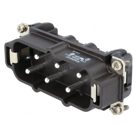 Conector HDC cu 6 Inserturi de Contact Tată 42A | Electronic-mag.ro | Componente Electronice