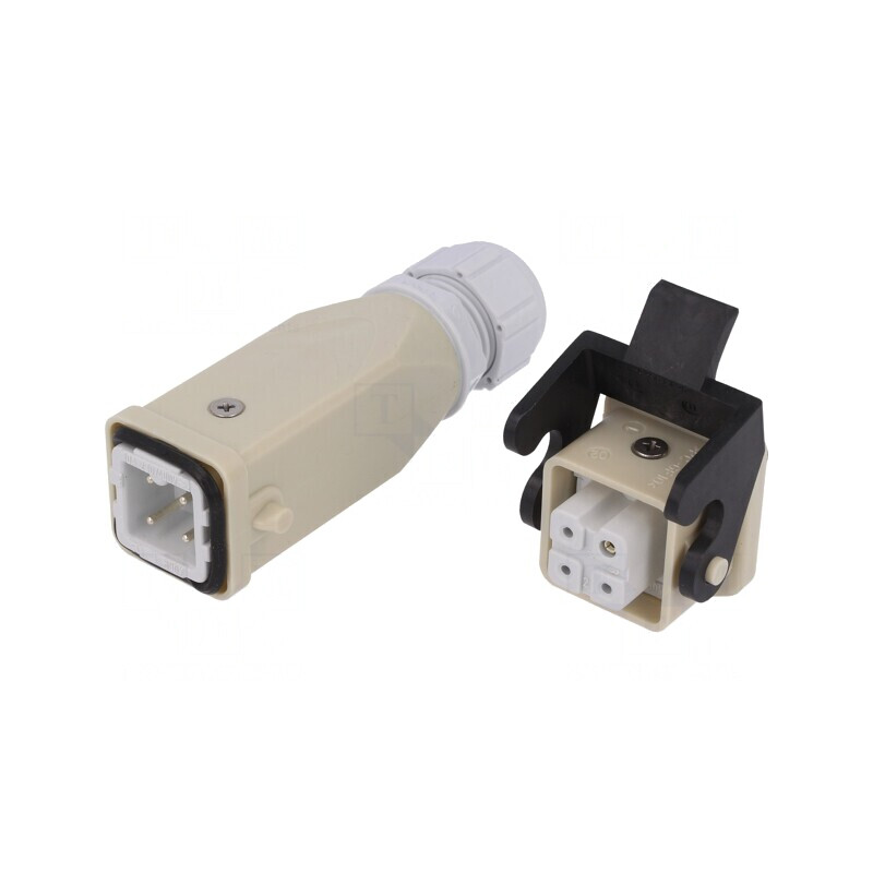 Conector HDC Tată-Mamă 4+3 Pin PE A3 Drept | Electronic-mag.ro | Componente Electronice