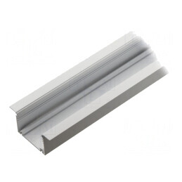 Profil Aluminiu Încastrat pentru Module LED 1m Alb PHIL | Electronic-mag.ro | Componente Electronice