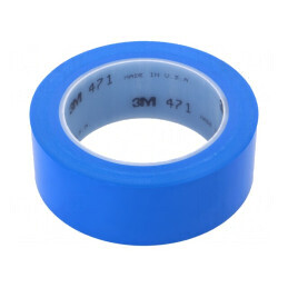 Bandă de marcare albastră 33m x 38mm | Electronic-mag.ro | Componente Electronice