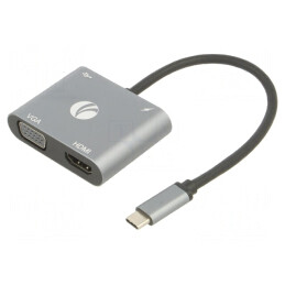 Adaptor USB 2.0/3.0 Negru 0.15m 480Mbps