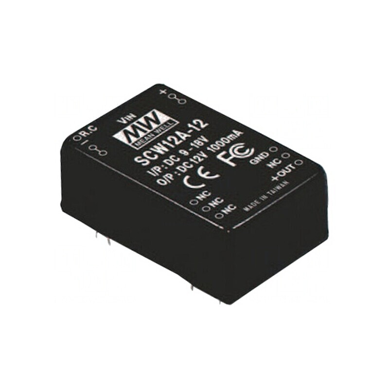 Convertor DC/DC 12W 36-72V la 12V 1000mA | Electronic-mag.ro | Componente Electronice Convertor DC/DC 12W 36-72V la 12V 1000mA | Electronic-mag.ro | Componente Electronice