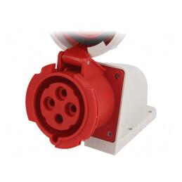 Conector alimentare AC trifazat 32A 400VAC IP67 | Electronic-mag.ro | Componente Electronice