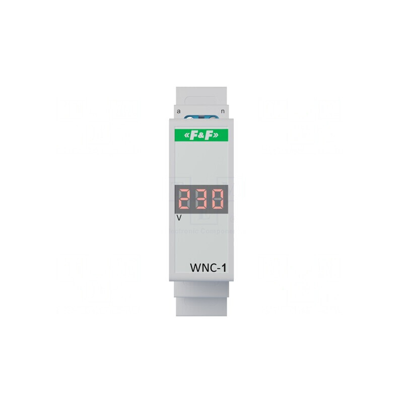 Voltmetru Digital pentru Șină DIN 80-500V LED WNC-1 | Electronic-mag.ro | Componente Electronice