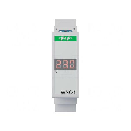 Voltmetru Digital pentru Șină DIN 80-500V LED WNC-1 | Electronic-mag.ro | Componente Electronice