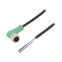 Cablu de conectare M12 4P 10m PVC 250VAC 4A | Electronic-mag.ro | Componente Electronice