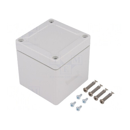 Carcasă universală gri 82x84x85mm TG ABS IK07 | Electronic-mag.ro | Componente Electronice