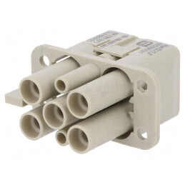 Conector: HDC | inserturi de contact | mamă | Han Q | PIN: 7(5+2) | 09120063141