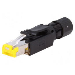 Mufă RJ45 Cat6 Ecranat 8p8c 4,5-9mm | Electronic-mag.ro | Componente Electronice