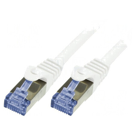 Patch cord S/FTP CAT6a alb 20m | Electronic-mag.ro | Componente Electronice