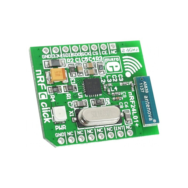 Transmițător-Receptor RF SPI 3.3V NRF C Click | Electronic-mag.ro | Componente Electronice Transmițător-Receptor RF SPI 3.3V NRF C Click | Electronic-mag.ro | Componente Electronice