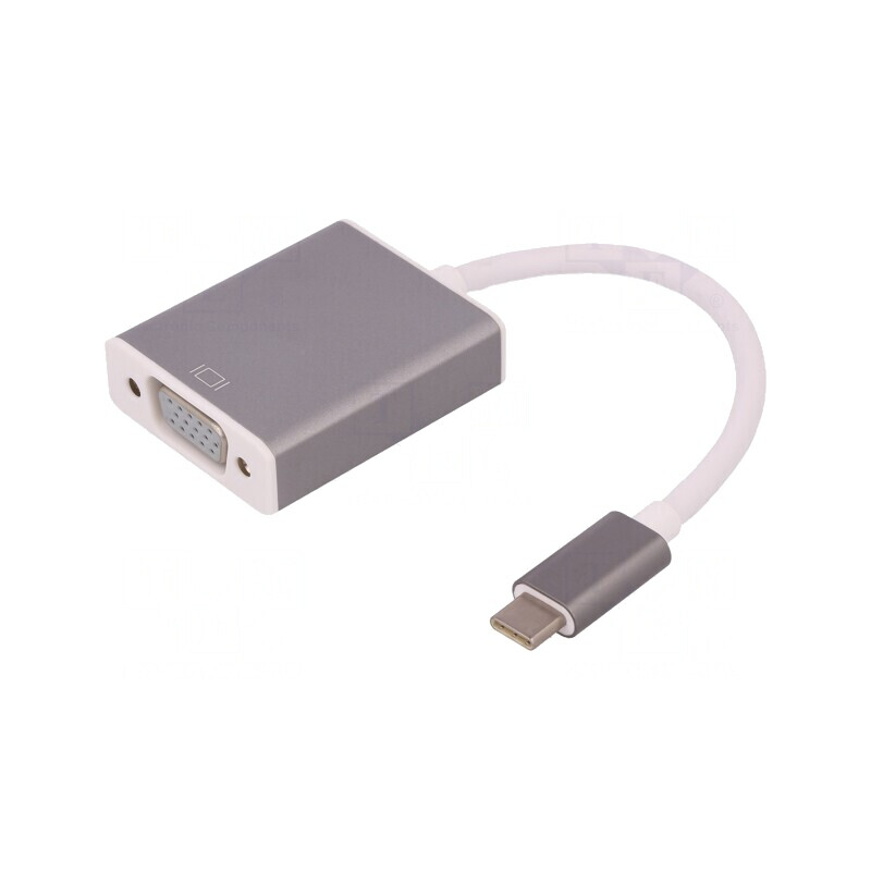 Adaptor USB 3.1 D-Sub 15pin HD USB-C Alb 0.19m | Electronic-mag.ro | Componente Electronice Adaptor USB 3.1 D-Sub 15pin HD USB-C Alb 0.19m | Electronic-mag.ro | Componente Electronice