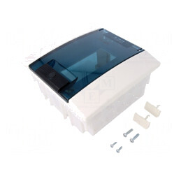 Carcasă pentru aparatură modulară IP41, montaj perete, gri | Electronic-mag.ro | Componente Electronice