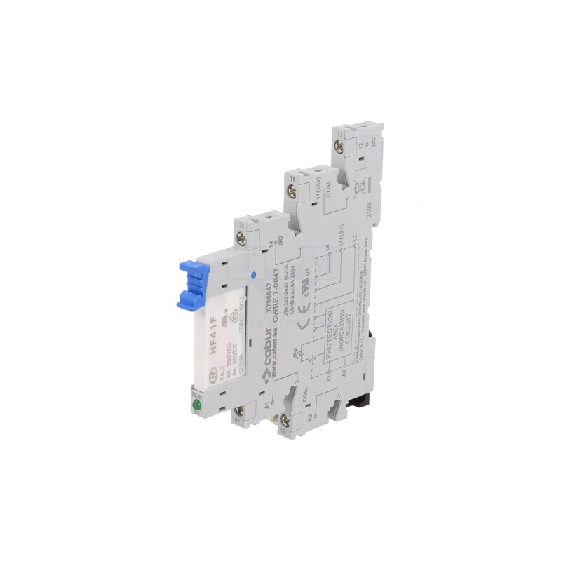 Releu Intermediar SPDT 230VAC pentru Șină DIN | Electronic-mag.ro | Componente Electronice