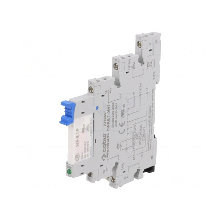 Releu Intermediar SPDT 230VAC pentru Șină DIN | Electronic-mag.ro | Componente Electronice