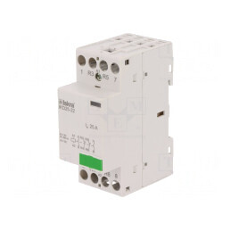 Contactor 4-pol 25A 24V AC/DC