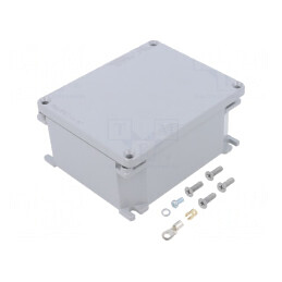 Carcasă Universală cu Lame de Fixare 115x140x61mm APV 11 | Electronic-mag.ro | Componente Electronice