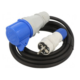 Prelungitor alimentare negru 3m 16A | Electronic-mag.ro | Componente Electronice