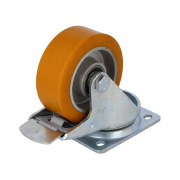 Roată de transport 100mm 200kg | Electronic-mag.ro | Componente Electronice