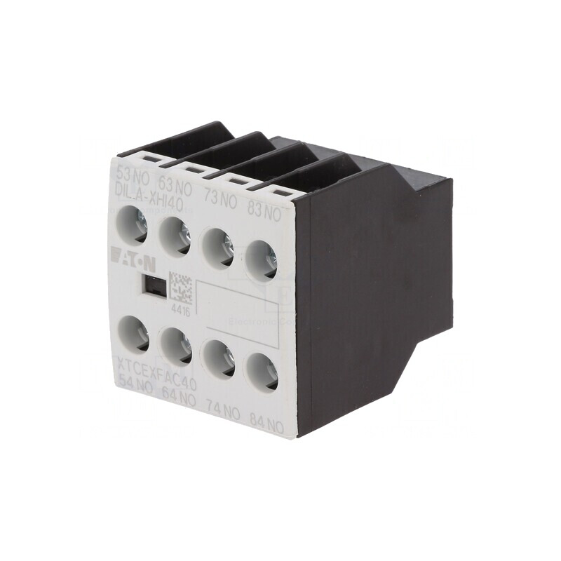 Contacte Auxiliare cu Șurub Frontal DILA-XHI40 NO x4 | Electronic-mag.ro | Componente Electronice Contacte Auxiliare cu Șurub Frontal DILA-XHI40 NO x4 | Electronic-mag.ro | Componente Electronice