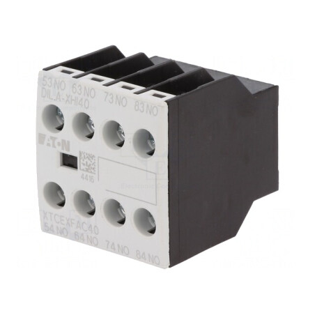 Contacte Auxiliare cu Șurub Frontal DILA-XHI40 NO x4 | Electronic-mag.ro | Componente Electronice