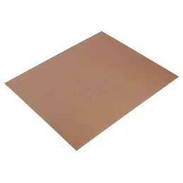 Laminat Aluminiu 1,5mm Cupru 305x255mm | Electronic-mag.ro | Componente Electronice