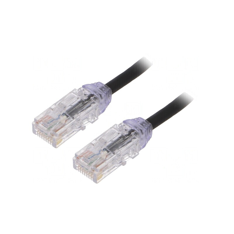 Patch cord negru 3m, UTP, Cat 6a, 28AWG, LSZH | Electronic-mag.ro | Componente Electronice Patch cord negru 3m, UTP, Cat 6a, 28AWG, LSZH | Electronic-mag.ro | Componente Electronice
