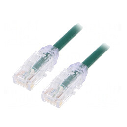 Patch Cord CAT6A UTP Verde 3m 28AWG LSZH | Electronic-mag.ro | Componente Electronice
