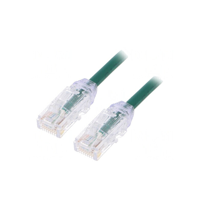 Patch Cord CAT6A UTP Verde 3m 28AWG LSZH | Electronic-mag.ro | Componente Electronice