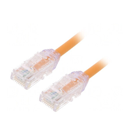 Patch Cord UTP Cat6a 3m Portocaliu | Electronic-mag.ro | Componente Electronice