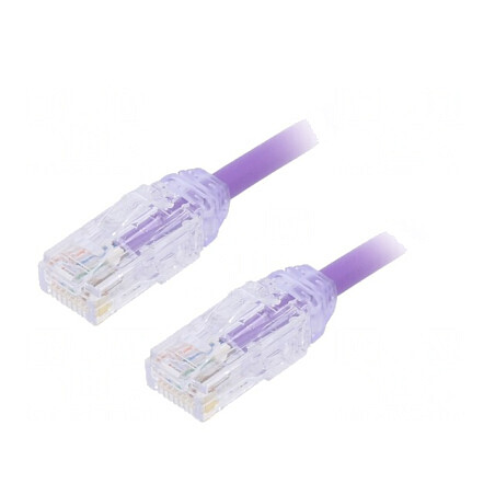 Patch Cord Cat6a UTP LSZH Violet 3m | Electronic-mag.ro | Componente Electronice