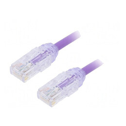 Patch Cord Cat6a UTP LSZH Violet 3m | Electronic-mag.ro | Componente Electronice
