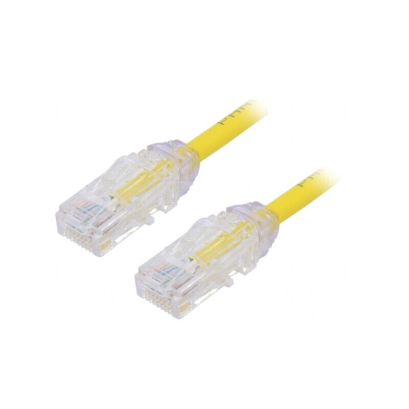 Patch cord galben 3m UTP Cat6a LSZH 28AWG | Electronic-mag.ro | Componente Electronice Patch cord galben 3m UTP Cat6a LSZH 28AWG | Electronic-mag.ro | Componente Electronice