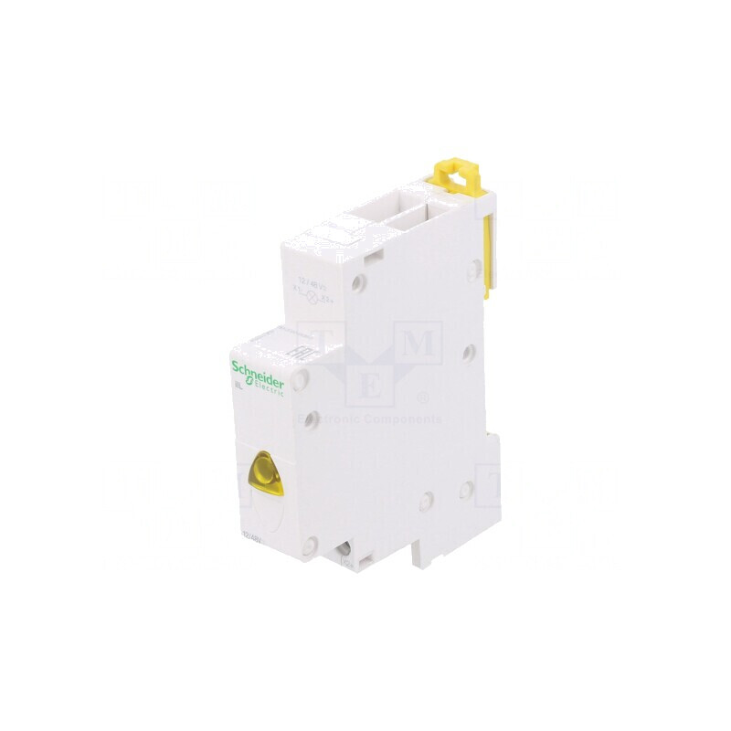 Lampă de control LED pentru șină DIN ACTI9, 12-48V | Electronic-mag.ro | Componente Electronice